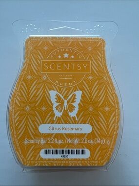 RETIRED/DISCONTINUED Scentsy Citrus Rosemary Wax Bar